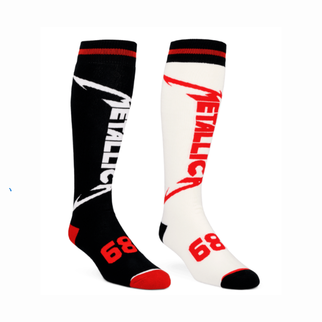 686 - MENS METALLICA SOCKS - 2-PACK - ASSORTED -