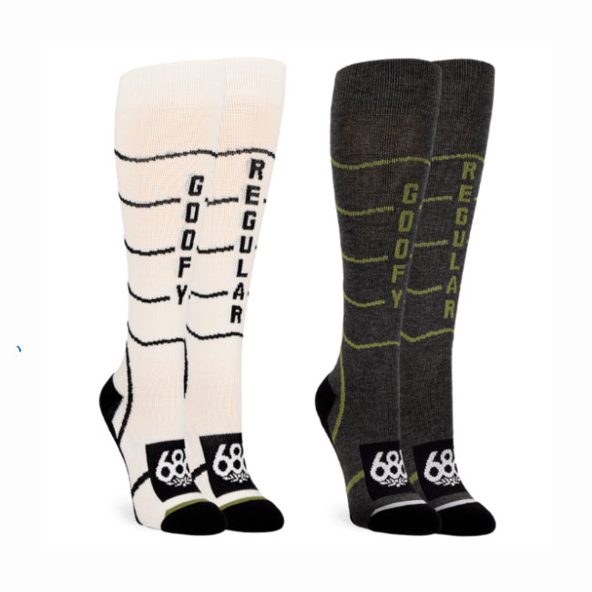 686 - WOMENS CONTOUR MERINO SOCK - 2-PACK -ASSORTED-
