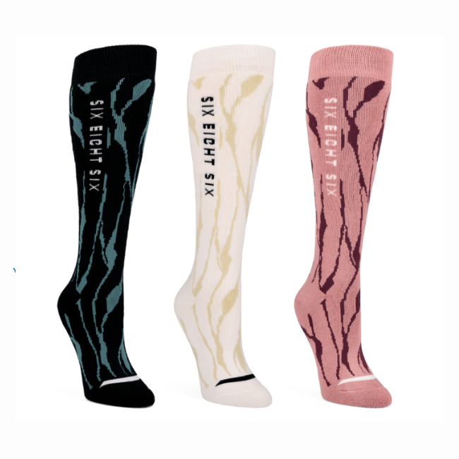 686 - WOMENS CEPA SOCKS 3-PACK - ASSORTED -