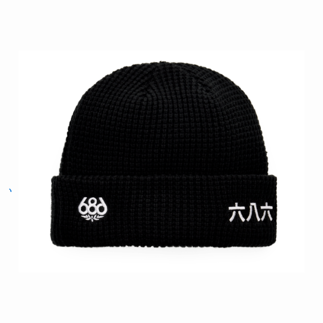 686 - KANJI BEANIE - BLACK -