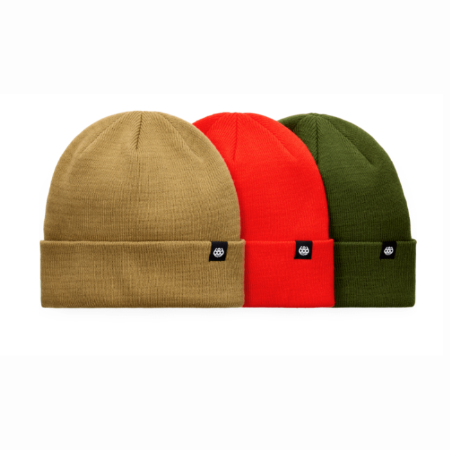 686 - STANDARD ROLL UP BEANIE 3-PACK - ASSORTED 3 -