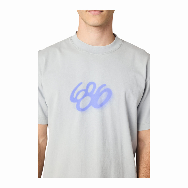 686 - SPRAY RELAXED TSHIRT - SILVER -