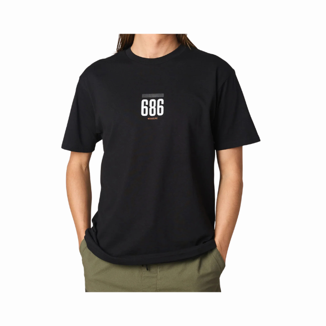 686 - AUTHENTIC TSHIRT - BLACK -