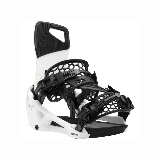 NIDECKER - OG SUPERMATIC SNOWBOARD BINDING - WHITE - 26/27