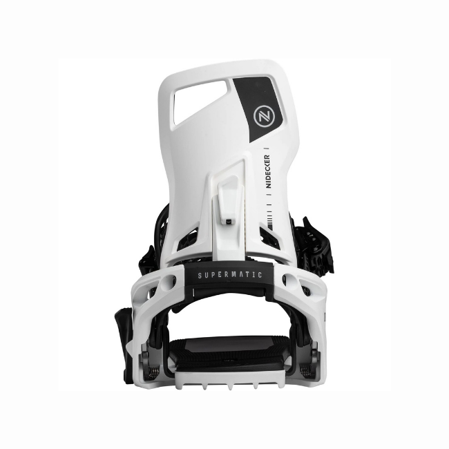 NIDECKER - OG SUPERMATIC SNOWBOARD BINDING - WHITE - 26/27