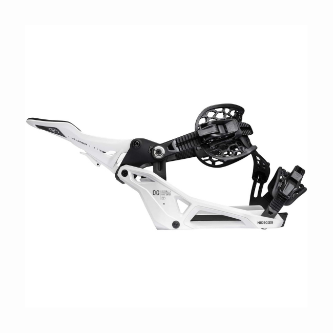 NIDECKER - OG SUPERMATIC SNOWBOARD BINDING - WHITE - 26/27
