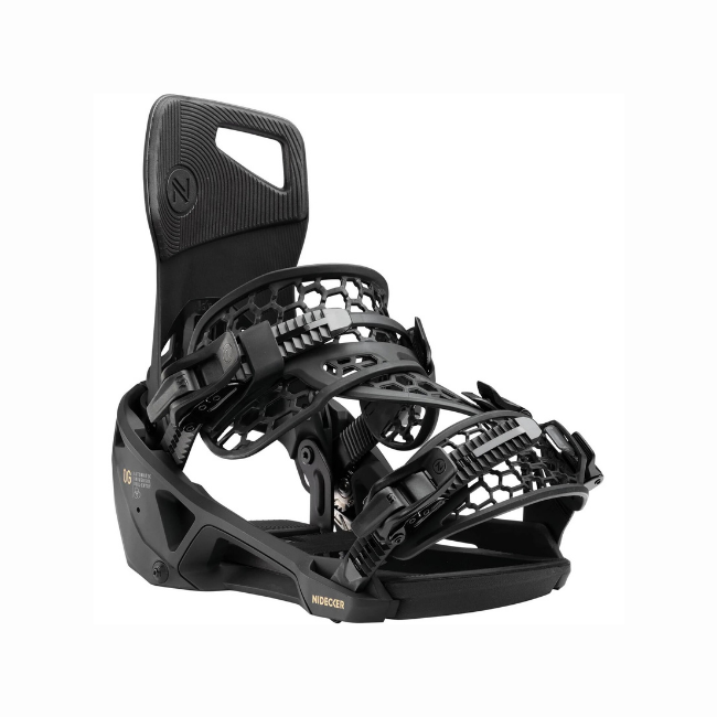 NIDECKER - OG SUPERMATIC SNOWBOARD BINDINGS - BLACK - 26/27