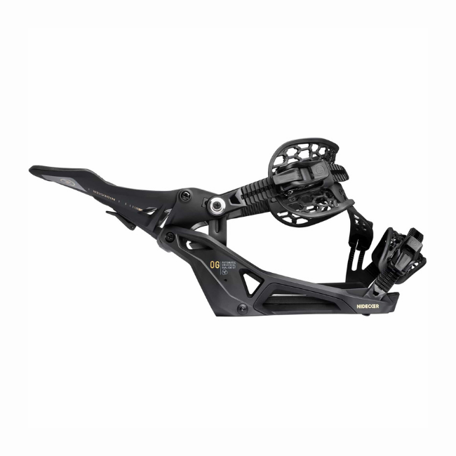 NIDECKER - OG SUPERMATIC SNOWBOARD BINDINGS - BLACK - 26/27