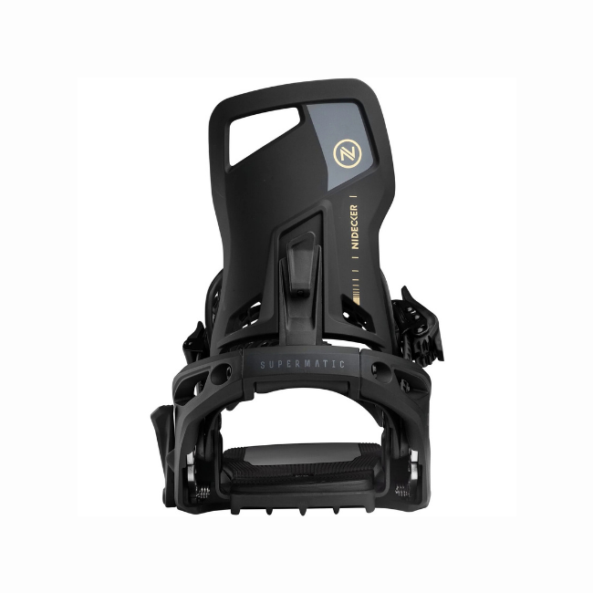 NIDECKER - OG SUPERMATIC SNOWBOARD BINDINGS - BLACK - 26/27