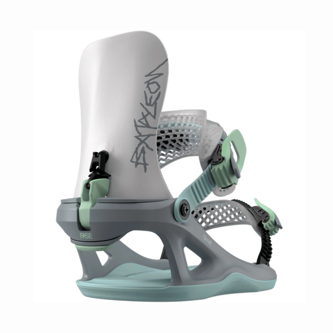 BATALEON - WOMENS GHOST FASE SNOWBOARD BINDING - GREY - 26/27
