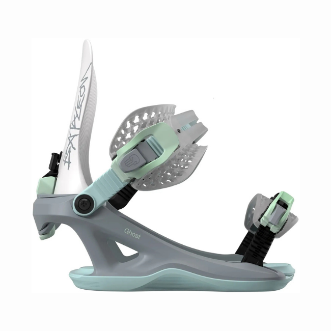 BATALEON - WOMENS GHOST FASE SNOWBOARD BINDING - GREY - 26/27
