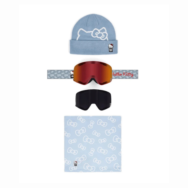 686 - SMARTY MAGNETIC GOGGLE PACK - HELLO KITTY + SOLAR MR + SILVER - 26/27