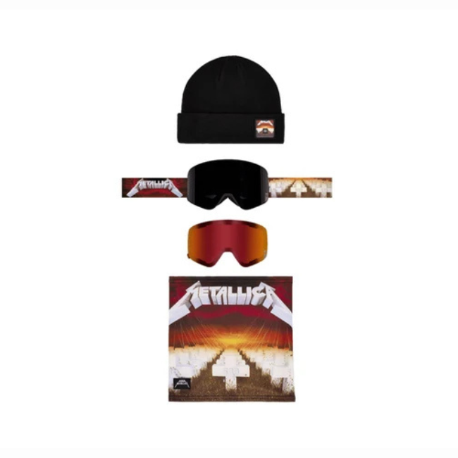686 - SMARTY MAGNETIC GOGGLE PACK - METALLICA + SOLAR MIRROR + BLK - 26/27