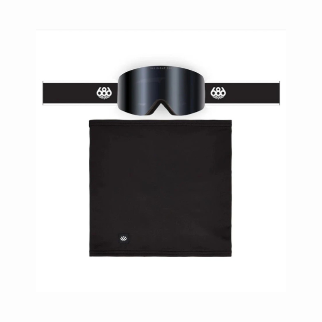686 - FOUNDATION GOGGLE PACK - BLACK + SILVER MIRROR - 26/27