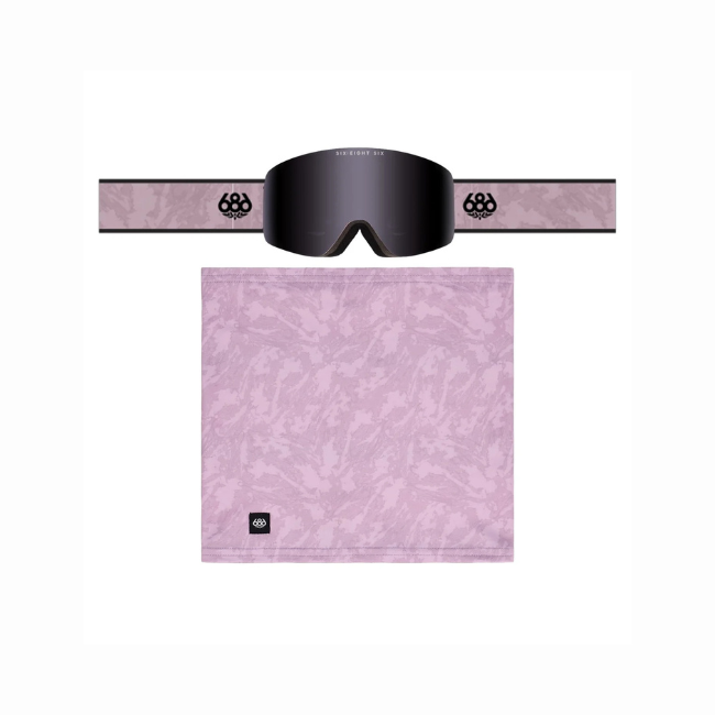 686 - FOUNDATION GOGGLE PACK - SMOKEY LILAC + BLACK MIRROR - 26/27