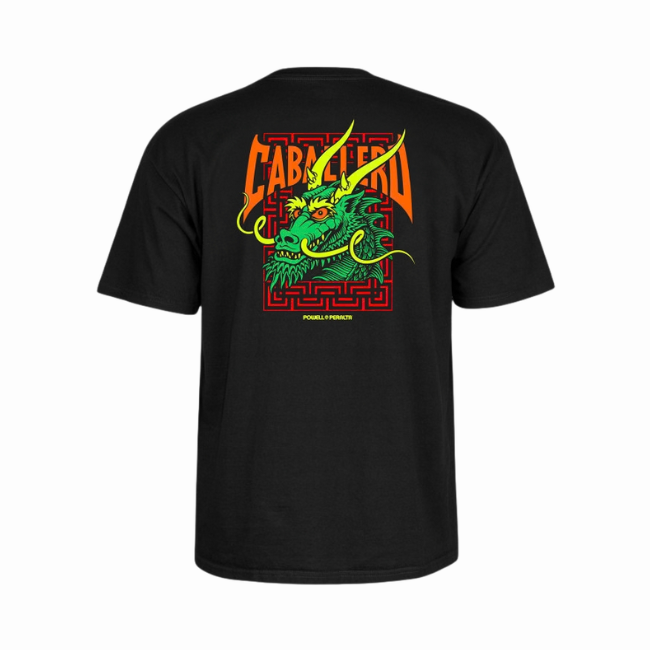 POWELL PERALTA - CABALLERO STREET DRAGON TEE - BLACK -