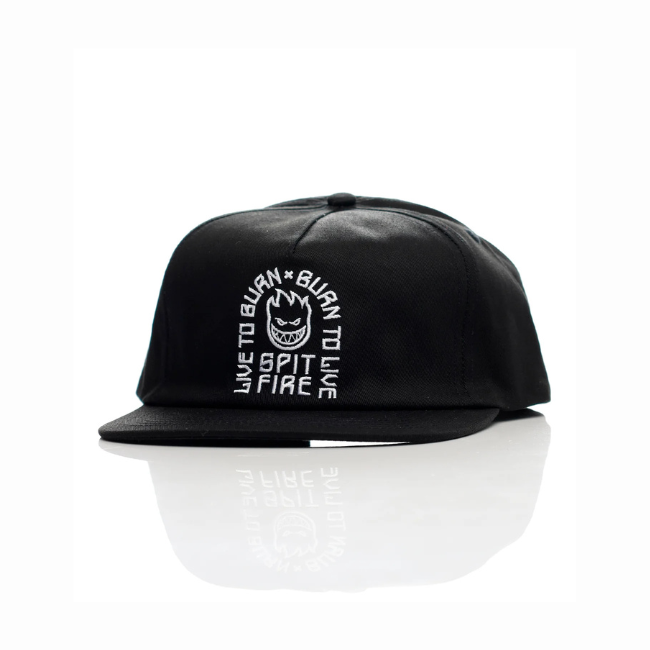 SPITIFIRE - LTB ARCH SNAPBACK - BLACK/WHITE -
