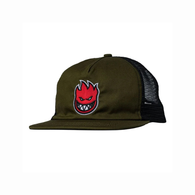 SPITFIRE - BIGHEAD FILL SNAPBACK - BLACK/OLIVE -