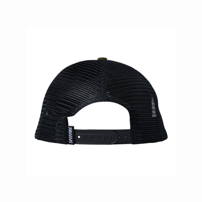 SPITFIRE - BIGHEAD FILL SNAPBACK - BLACK/OLIVE -