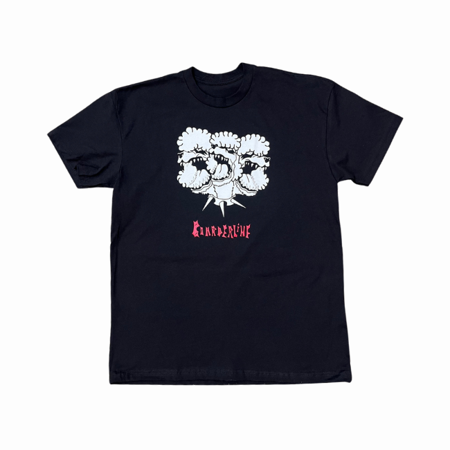 BOARDERLINE - POODLES TEE - BLACK -