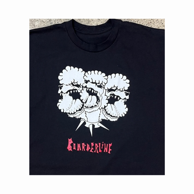 BOARDERLINE - POODLES TEE - BLACK -