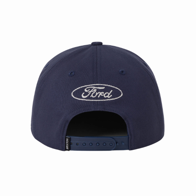 BRIXTON - FORD BUILT TOUGH SNAPBACK - AMERICAN NAVY/ WHITE -