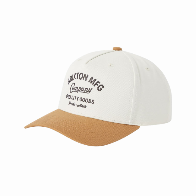 BRIXTON - STRATTON SNAPBACK - OFF WHITE/ CARAMEL -