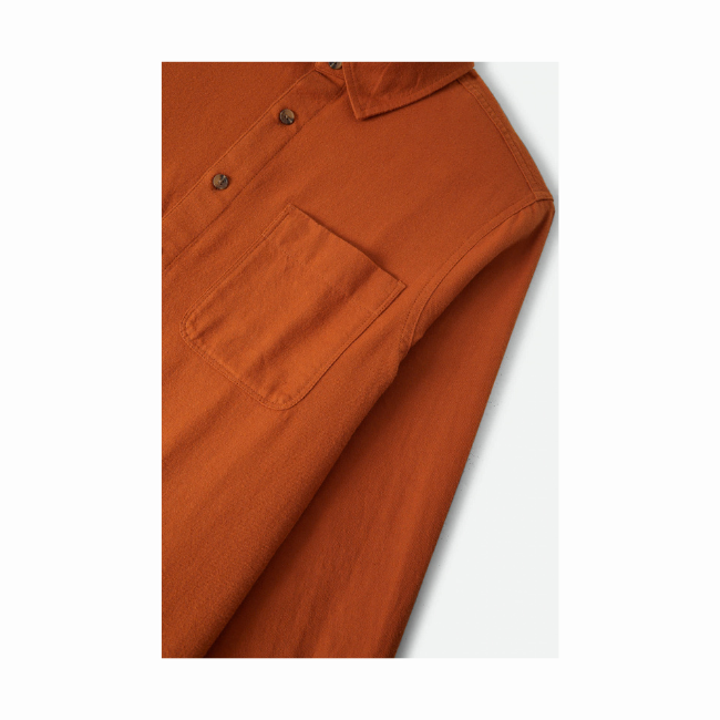 BRIXTON - HASTING LW FLANNEL - CARAMEL -