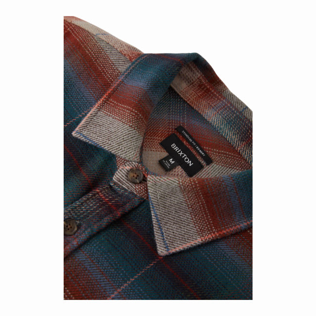 BRIXTON - BOWERY FLANNEL - MULTI SHADOW -