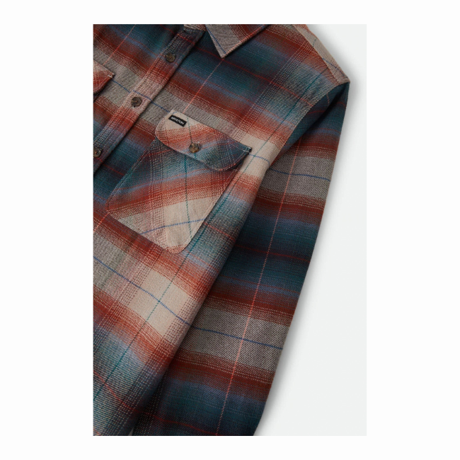 BRIXTON - BOWERY FLANNEL - MULTI SHADOW -