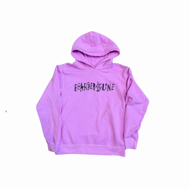 BOARDERLINE - YOUTH HOODIE - NEON VIOLET -