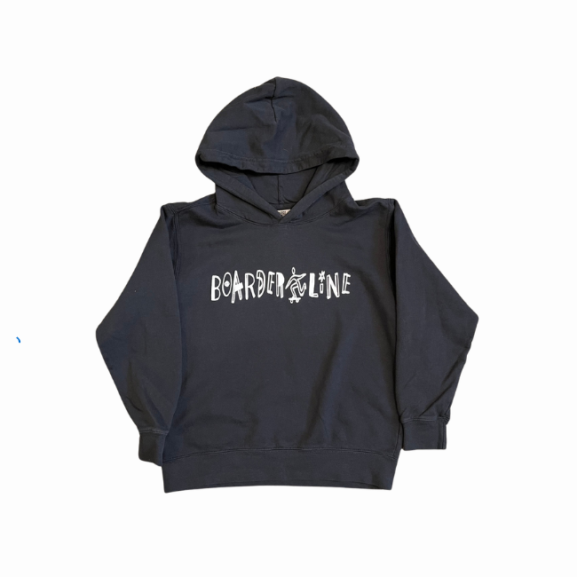 BOARDERLINE - YOUTH HOODIE - BLACK -