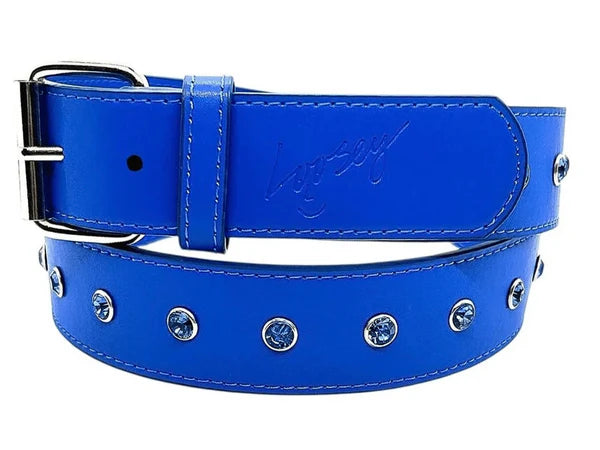 LOOSEY - RHINESTONE ROYAL BLUE BELT - OS