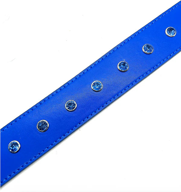 LOOSEY - RHINESTONE ROYAL BLUE BELT - OS